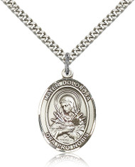 Our Lady of Seven Sorrows Sterling Silver Medal 7290-bliss