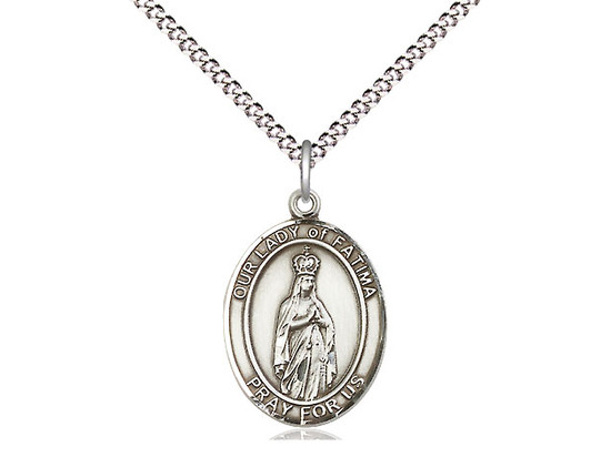 Sterling Silver Our Lady of Fatima Medal