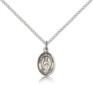 Our Lady of Fatima Sterling Silver Medal 9205-bliss