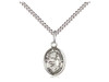 Sterling Silver Our Lady of Lourdes Medal