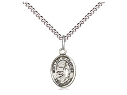 Sterling Silver Our Lady of Lourdes Medal
