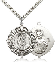Our Lady of Guadalupe Sterling Silver Medal 4227-bliss