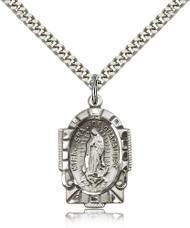 Our Lady of Guadalupe Sterling Silver Medal 2080-bliss
