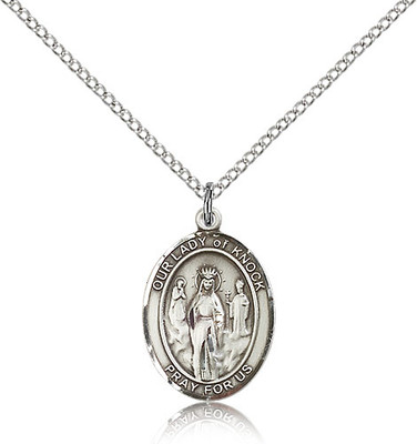Our Lady of Knock Sterling Silver Medal 8246-bliss