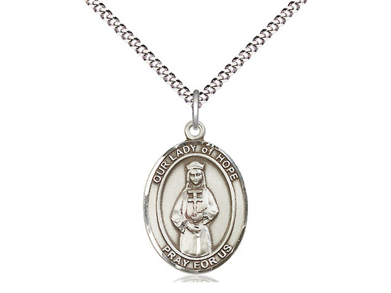 Sterling Silver Our Lady of Hope Medal