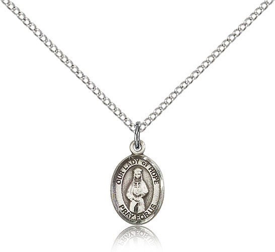 Petite Sterling Silver Our Lady of Hope Medal