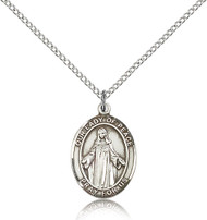 Our Lady of Peace Sterling Silver Medal 8245-bliss