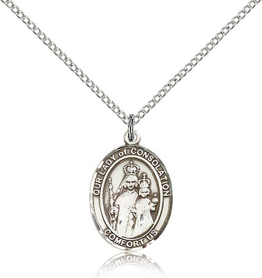 Our Lady of Consolation Sterling Silver Medal 8292-bliss
