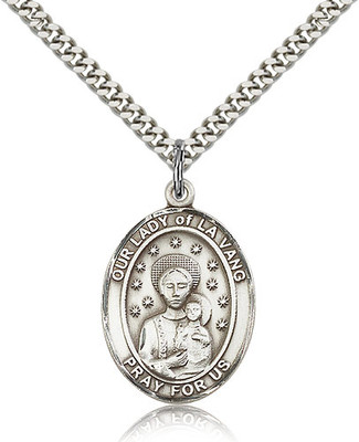 Our Lady of La Vang Sterling Silver Medal 7115-bliss