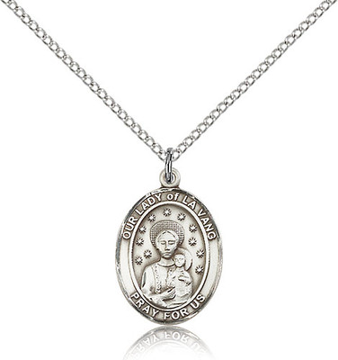 Our Lady of La Vang Sterling Silver Medal 8115-bliss