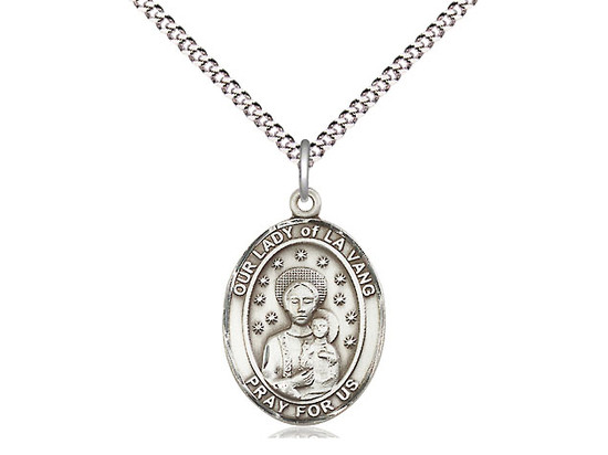 Sterling Silver Our Lady of La Vang Medal