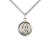 Sterling Silver Our Lady of Perpetual Help Round Medal