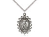 Sterling Silver Our Lady of Perpetual Help Radiant Medal