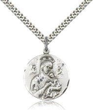 Our Lady of Perpetual Help Sterling Silver Medal 0567-bliss