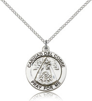 Our Lady of Caridad del Cobre Sterling Silver Medal 4063-bliss