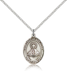 Our Lady of San Juan Sterling Silver Medal 8263-bliss