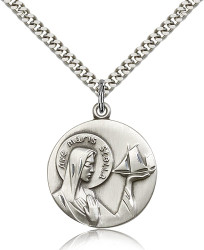 Our Lady Star of the Sea Sterling Silver Medal 4232-bliss