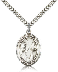 Our Lady Star of the Sea Sterling Silver Medal 7101-bliss