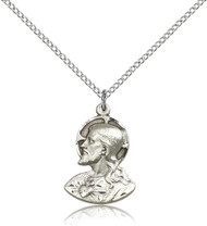 Christ Sterling Silver Medal 4117-bliss