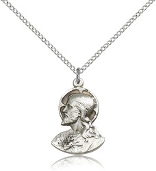Christ Sterling Silver Medal 4217-bliss