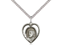 Sterling Silver Ecce Homo Christ Medal