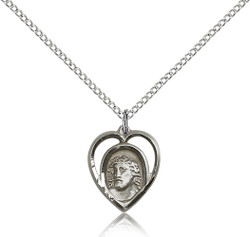 Ecce Homo Christ Sterling Silver Medal 4131-bliss