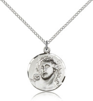 Ecce Homo Christ Sterling Silver Medal 0154-bliss