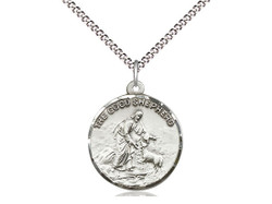 Sterling Silver Good Shepherd Medal