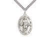 Sterling Silver Our Father Medal
