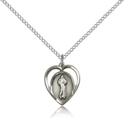 Divine Mercy Sterling Silver Medal 4119-bliss