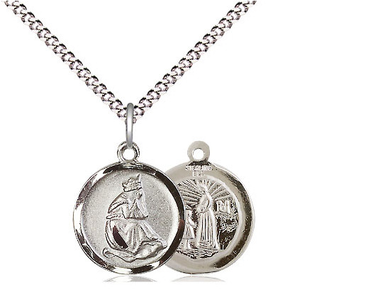 Our Lady of LaSallete Sterling Silver Medal