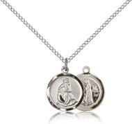 Our Lady of LaSallete Sterling Silver Medal 0601L-bliss