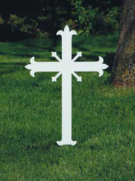 Fleur-de-lis Memorial Cross K4057