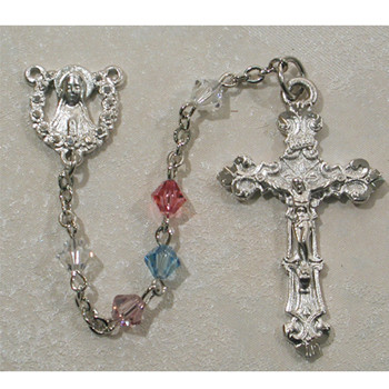 MULTI SWAROVSKI ROSARY 602SF