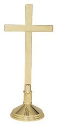 Solid Brass Altar Cross 251