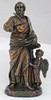 St. Matthew the Evangelist Statue with Angel 8"
