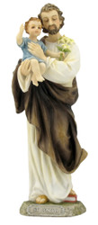 St. Joseph and Child Statue (bronze or color)