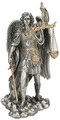 St. Michael with the Scales of Justice Statue (bronze or pewter)