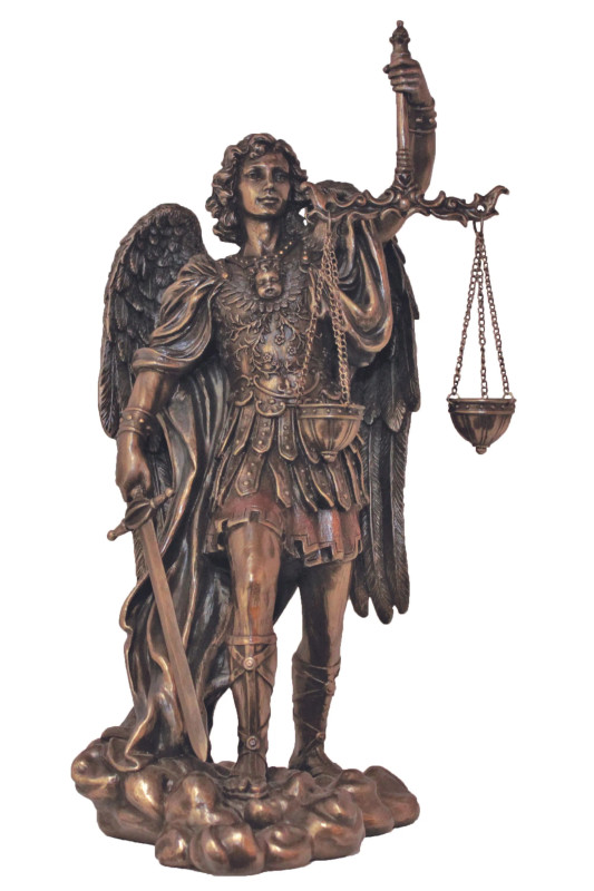 St. Michael with the Scales of Justice Statue