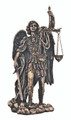 St. Michael with the Scales of Justice Statue (bronze or pewter)