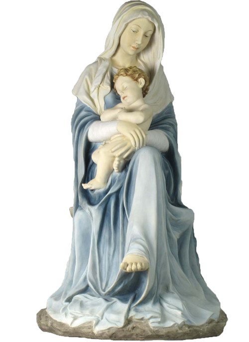 Large Seated Madonna and Child 
