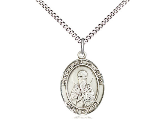St. Basil the Great Sterling Silver Medal