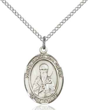 St. Basil the Great Sterling Silver Medal 8275-bliss