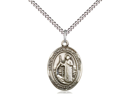 St. Raymond of Penafort Sterling Silver Medal