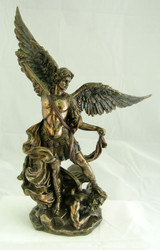 St. Michael Statue (bronze, color, pewter, white, white/black)