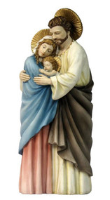 Standing Holy Family Statue (bronze, color, pewter, white)