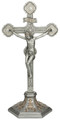 Standing Ornate Crucifix (bronze, pewter, color)