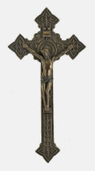 Hanging Crucifix (bronze, color, pewter, pewter/gold, pewter/bronze)