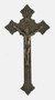 Hanging Crucifix (bronze, color, pewter, pewter/gold, pewter/bronze)