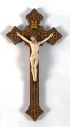Hanging Crucifix (bronze, color, pewter, pewter/gold, pewter/bronze)